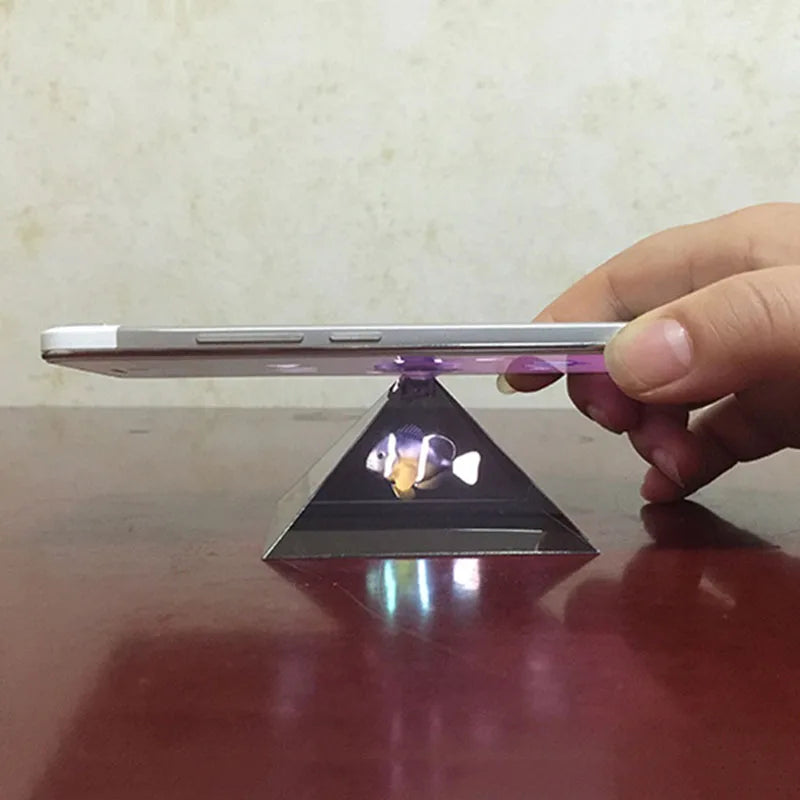 Proiettore Display Olografica 3D con Supporto Video Universale per Smartphone