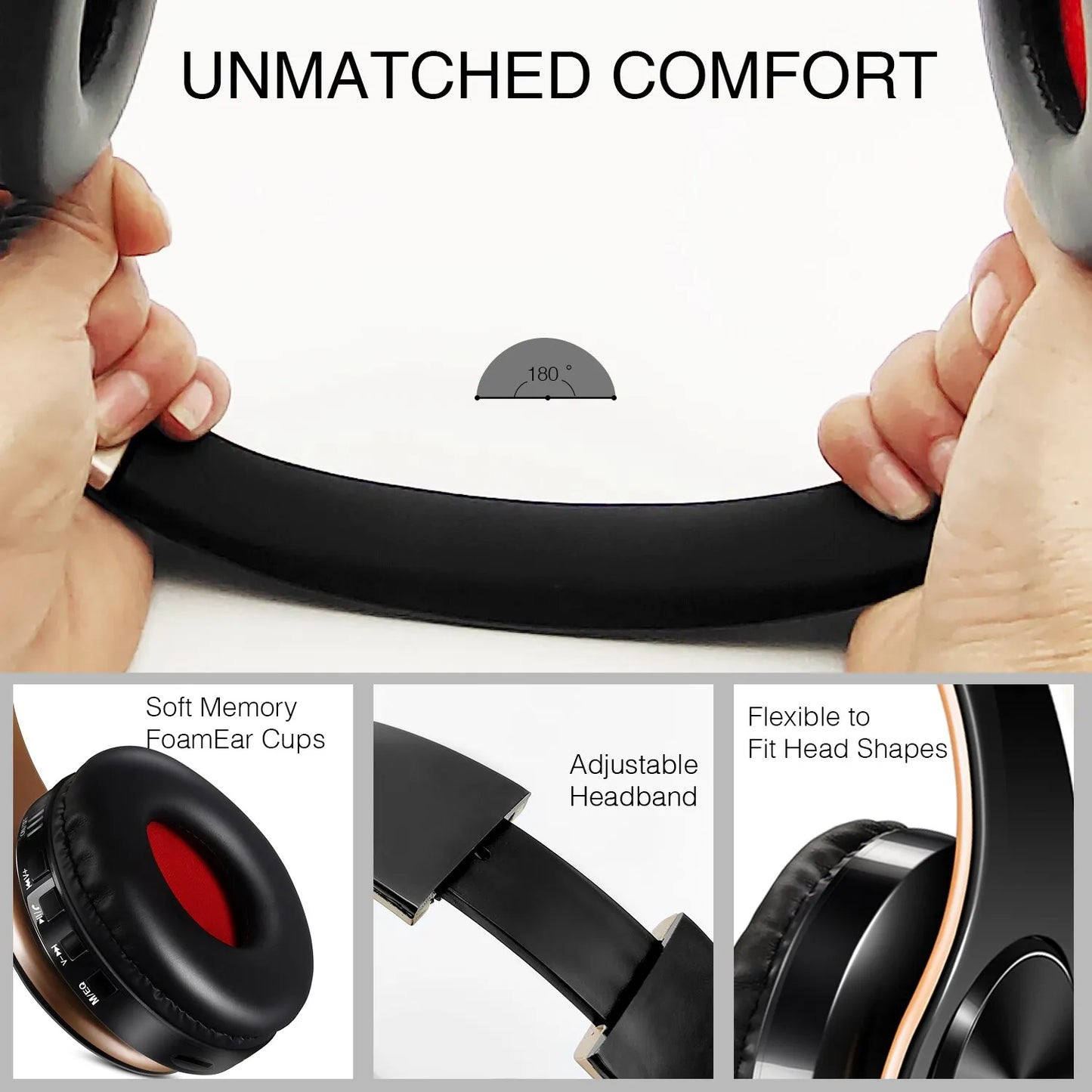 Căști stereo HIFI Bluetooth