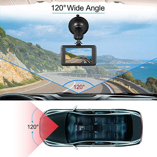 Cameră de bord Black Box 1080P cu G-Sensor