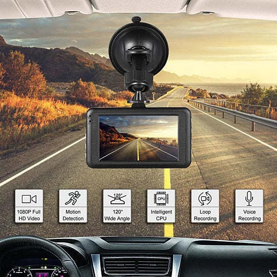 Cameră de bord Black Box 1080P cu G-Sensor